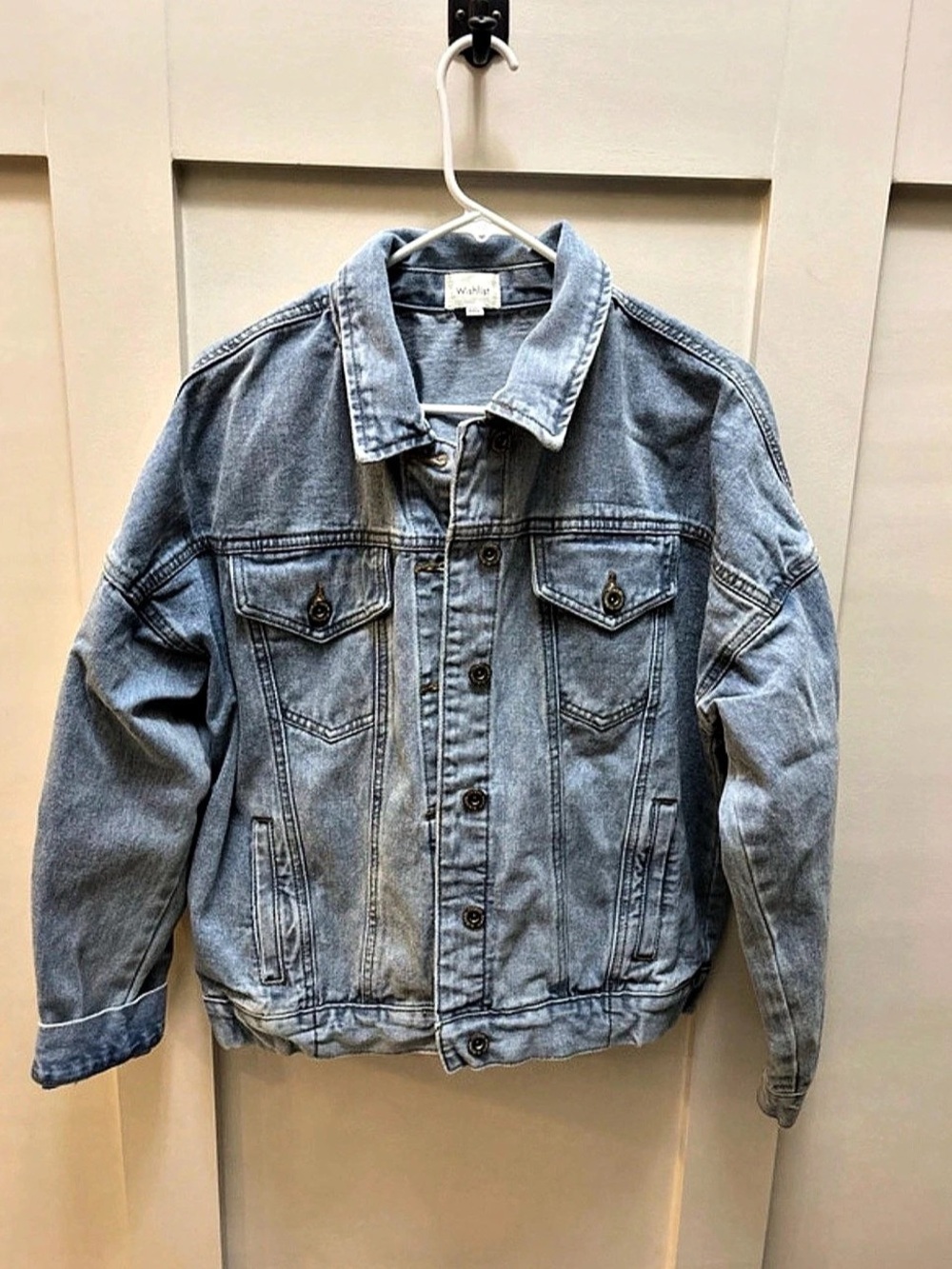 Wishlist Boyfriend fit Denim Jacket in Blue Size M/L